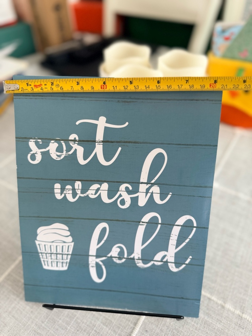 Sort Wash Fold print Sign - Picture 2 of 3